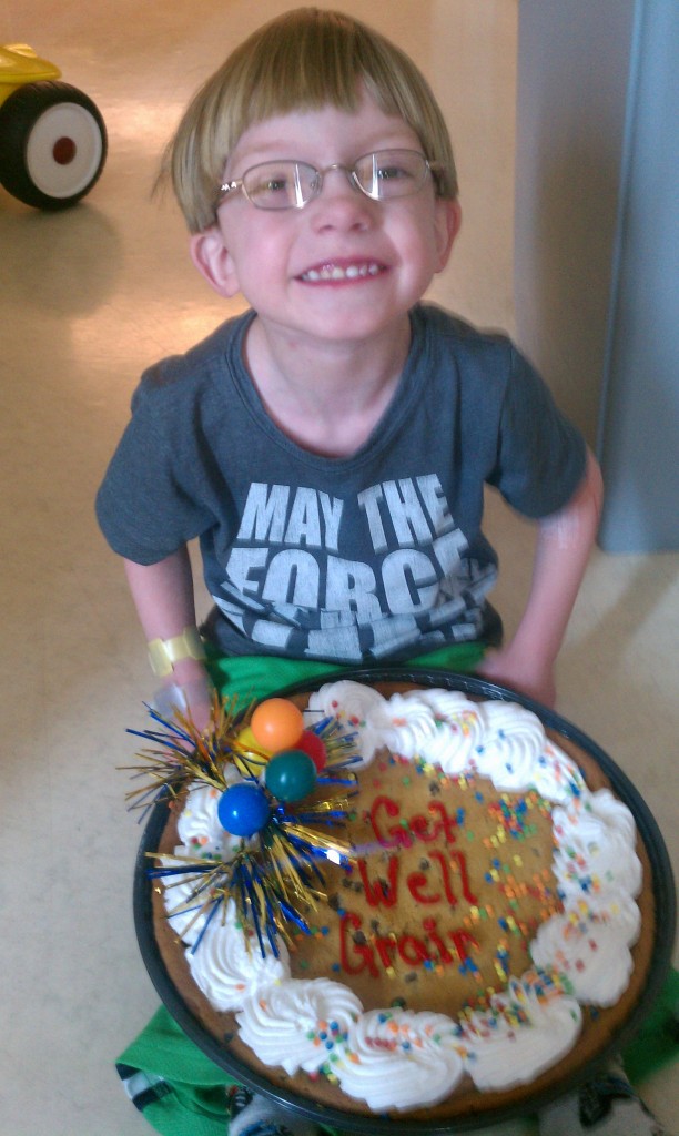 Grair and a present from Tammy and TJ